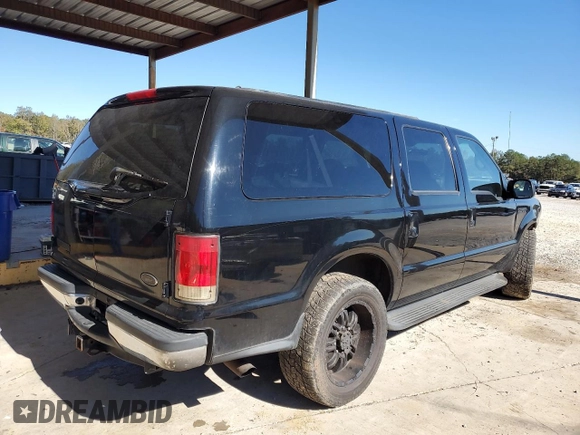 2001 Ford Excursion XLT z VIN 1FMNU40F41EC98171, wystawiony jako Copart lot #80481134 z przebiegiem 284 512 mil mil oraz Czysty tytuł • Clean title. Historia ofert i sprzedaży dostępna na DreamBid. Obrazek 3.