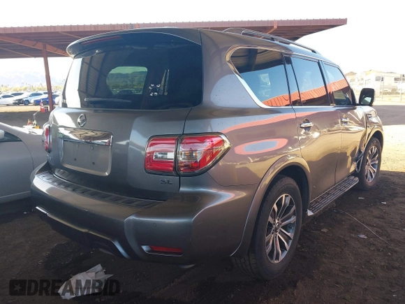 2019 Nissan Armada SL z VIN JN8AY2NDXKX008142, wystawiony jako IAAI lot #41765577 z przebiegiem 113 247 mil mil oraz . Historia ofert i sprzedaży dostępna na DreamBid. Obrazek 4.