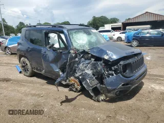 2023 Jeep Renegade Upland with VIN ZACNJDB18PPP42504, listed as a Copart auction lot 60759235 with 50,622 mi miles and Salvage title. Bid and sale history available at DreamBid. Image 4.