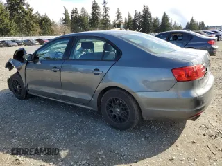 2014 Volkswagen Jetta Sedan S with VIN 3VW1K7AJ0EM350776, listed as a Copart auction lot 49552995 with 0 mi miles and Salvage Title. Bid and sale history available at carsss.com. Image 2.