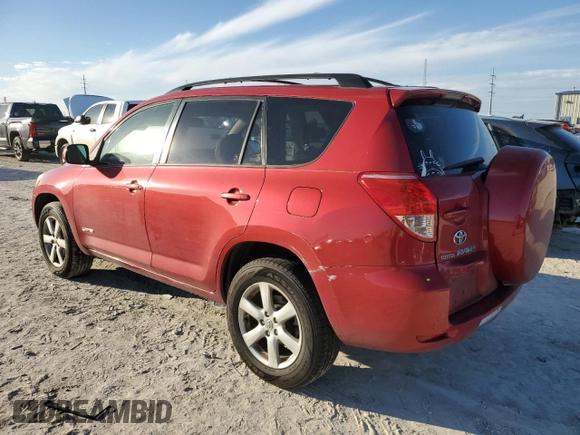 2007 Toyota RAV4 Limited with VIN JTMZK31V775011796, listed as a Copart auction lot 46475195 with 217,448 mi miles and Clean Title. Bid and sale history available at carsss.com. Image 2.