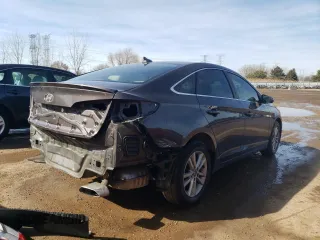 2015 Hyundai Sonata SE with VIN 5NPE24AFXFH198477, listed as a Copart auction lot 48523965 with 84,700 mi miles and Salvage Title. Bid and sale history available at DreamBid. Image 3.