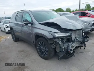 2023 Chevrolet Traverse RS with VIN 1GNEVJKW9PJ340838, listed as a IAAI auction lot 42346131 with Not provided miles and . Bid and sale history available at DreamBid. Image 1.