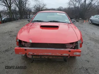 2002 Ford Mustang GT Deluxe with VIN 1FAFP42X22F177467, listed as a Copart auction lot 43930355 with 0 mi miles and Salvage Title. Bid and sale history available at carsss.com. Image 5.