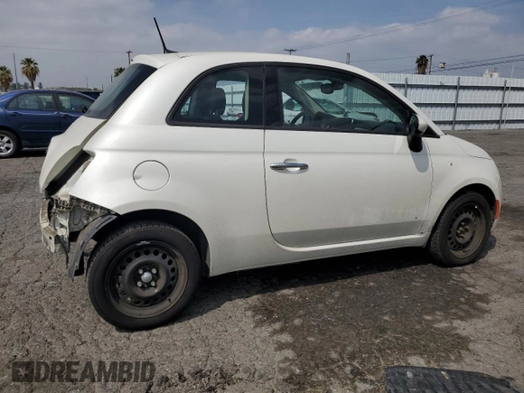 2016 FIAT 500 Pop with VIN 3C3CFFAR1GT164161, listed as a Copart auction lot 51010125 with 30,299 mi miles and Salvage Title. Bid and sale history available at carsss.com. Image 3.