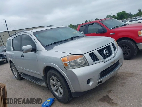 2010 Nissan Armada SE z VIN 5N1BA0ND2AN606062, wystawiony jako IAAI lot #41970658 z przebiegiem 210 541 mil mil oraz . Historia ofert i sprzedaży dostępna na DreamBid. Obrazek 1.