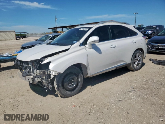 2015 Lexus RX 350 with VIN 2T2ZK1BA4FC196595, listed as a Copart auction lot 57818935 with 98,287 mi miles and Salvage title. Bid and sale history available at DreamBid. Image 1.