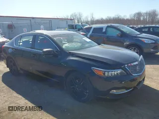 2015 Acura RLX Tech Pkg with VIN JH4KC1F52FC001682, listed as a IAAI auction lot 41823813 with 83,011 mi miles. Bid and sale history available at carsss.com. Image 1.