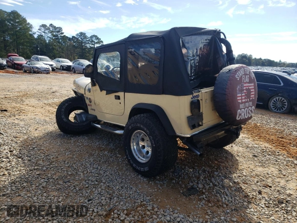1993 Jeep Wrangler with VIN 1J4FY29S5PP247657, listed as a Copart auction lot 41595585 with 185,962 mi miles and Salvage Title. Bid and sale history available at carsss.com. Image 2.