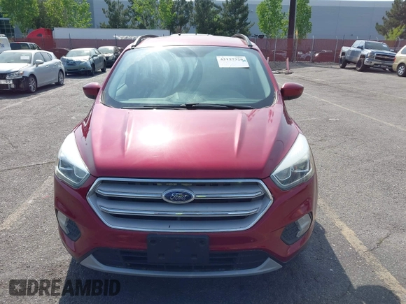 2017 Ford Escape SE with VIN 1FMCU0GD4HUC27041, listed as a IAAI auction lot 42127328 with 107,860 mi miles. Bid and sale history available at carsss.com. Image 12.