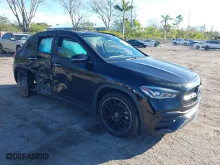 2023 Mercedes-Benz GLA with VIN W1N4N4GBXPJ499517, listed as a IAAI auction lot 41429248 with 25,612 mi miles. Bid and sale history available at carsss.com. Image 1.
