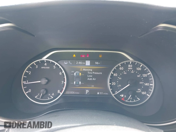 2020 Nissan Maxima SV with VIN 1N4AA6CV5LC364726, listed as a IAAI auction lot 42747680 with 151,806 mi miles and . Bid and sale history available at DreamBid. Image 7.