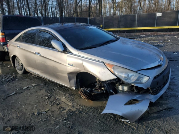 2014 Hyundai Sonata Hybrid with VIN KMHEC4A42EA105044, listed as a Copart auction lot 43902145 with 247,081 mi miles and Salvage Title. Bid and sale history available at carsss.com. Image 4.