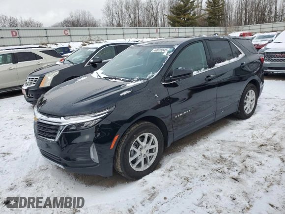 2024 Chevrolet Equinox LT with VIN 3GNAXKEG8RL116832, listed as a Copart auction lot 44078345 with 15,772 mi miles and Clean Title. Bid and sale history available at DreamBid. Image 1.