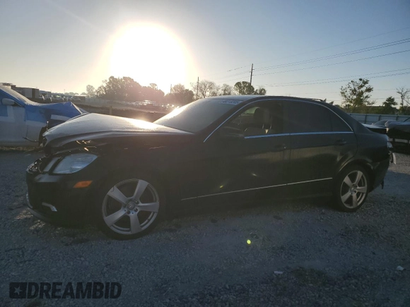 2011 Mercedes-Benz E-Class E 350 Luxury with VIN WDDHF5GBXBA312352, listed as a Copart auction lot 48313205 with 133,249 mi miles and Salvage Title. Bid and sale history available at carsss.com. Image 1.