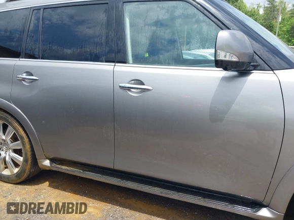 2013 Infiniti QX56 with VIN JN8AZ2NE4D9060623, listed as a IAAI auction lot 42231609 with 229,360 mi miles and . Bid and sale history available at DreamBid. Image 13.