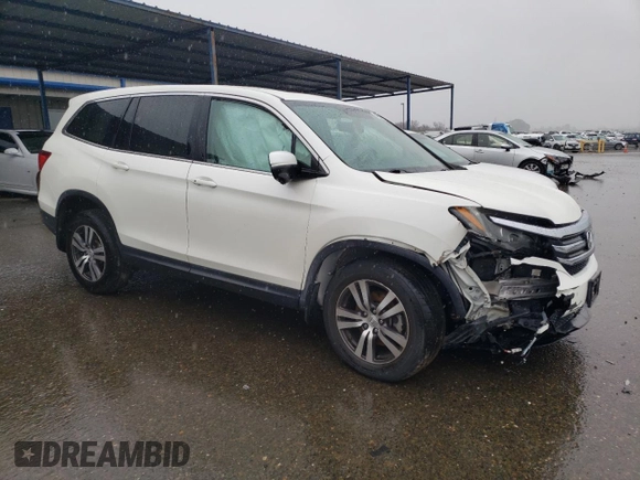 2016 Honda Pilot EX-L with VIN 5FNYF5H79GB030321, listed as a Copart auction lot 45589745 with Not Provided miles and Salvage Title. Bid and sale history available at DreamBid. Image 4.