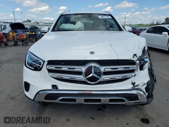2022 Mercedes-Benz GLC 300 z VIN W1N0G8EB8NV395178, wystawiony jako Copart lot #55871945 z przebiegiem 12 210 mil mil oraz Szkoda całkowita • Salvage title. Historia ofert i sprzedaży dostępna na DreamBid. Obrazek 5.