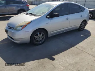 2007 Toyota Prius with VIN JTDKB20U977567651, listed as a Copart auction lot 58208375 with 99,986 mi miles and Salvage title. Bid and sale history available at DreamBid. Image 1.