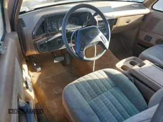 1991 Ford F-150 with VIN 1FTEX15H8MKA51617, listed as a Copart auction lot 48361585 with 10,593 mi miles and Salvage Title. Bid and sale history available at carsss.com. Image 8.