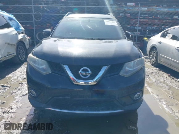 2016 Nissan Rogue SV with VIN 5N1AT2MT7GC738989, listed as a IAAI auction lot 41434425 with 166,021 mi miles. Bid and sale history available at carsss.com. Image 12.