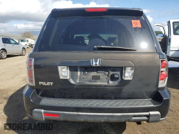 2008 Honda Pilot EX-L with VIN 5FNYF28768B000869, listed as a Copart auction lot 45556135 with 183,496 mi miles and Salvage Title. Bid and sale history available at DreamBid. Image 6.