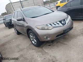 2009 Nissan Murano S with VIN JN8AZ18U79W100389, listed as a IAAI auction lot 41324706 with 207,086 mi miles. Bid and sale history available at carsss.com. Image 1.