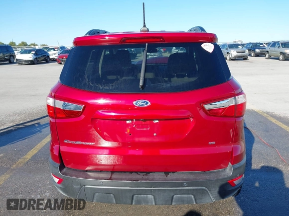 2021 Ford EcoSport SE with VIN MAJ3S2GE0MC456479, listed as a IAAI auction lot 41956554 with 38,369 mi miles and . Bid and sale history available at DreamBid. Image 17.
