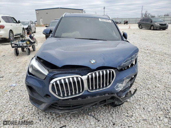 2021 BMW X1 sDrive28i with VIN WBXJG7C08M5T38777, listed as a Copart auction lot 89270515 with 0 mi miles and Salvage Title. Bid and sale history available at carsss.com. Image 5.