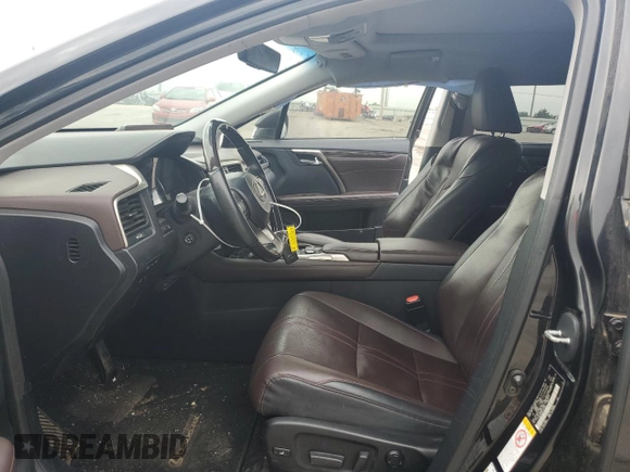 2017 Lexus RX 350 with VIN 2T2BZMCA9HC129460, listed as a Copart auction lot 57301995 with 163,128 mi miles and Salvage title. Bid and sale history available at DreamBid. Image 7.