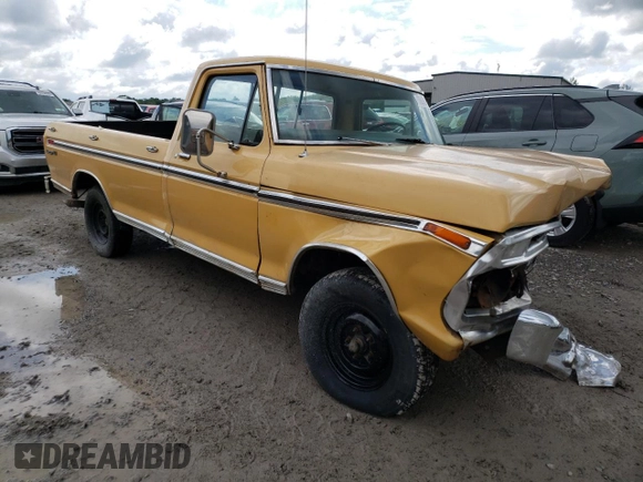 1974 Ford Ranger with VIN F10YNT61094, listed as a Copart auction lot 68050074 with 172,188 mi miles and Salvage Title. Bid and sale history available at DreamBid. Image 4.