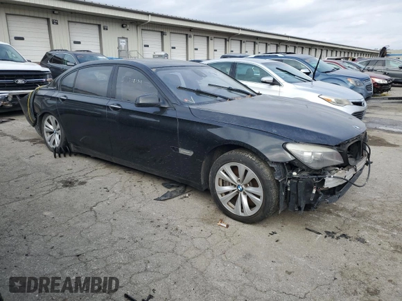 2012 BMW 7 Series with VIN WBAKX8C57CC198473, listed as a Copart auction lot 41858265 with 86,741 mi miles and Salvage title. Bid and sale history available at DreamBid. Image 4.