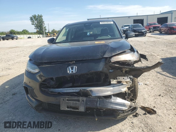 2023 Honda HR-V EX-L with VIN 3CZRZ2H79PM737208, listed as a Copart auction lot 64255655 with 48,130 mi miles and Salvage title. Bid and sale history available at DreamBid. Image 5.