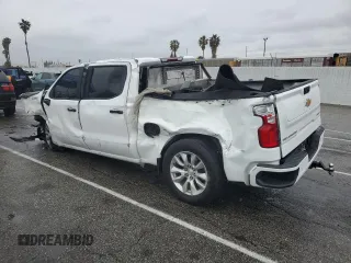2021 Chevrolet Silverado 1500 Custom with VIN 3GCPWBEK5MG290112, listed as a Copart auction lot 48987505 with 47,923 mi miles and Salvage Title. Bid and sale history available at DreamBid. Image 2.