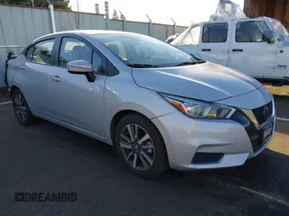 2021 Nissan Versa SV with VIN 3N1CN8EV6ML828504, listed as a IAAI auction lot 41375914 with 86,854 mi miles and . Bid and sale history available at DreamBid. Image 1.