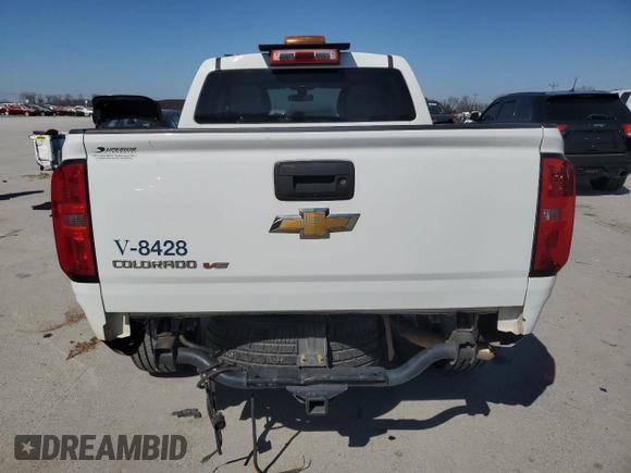 2019 Chevrolet Colorado 2WD Work Truck with VIN 1GCGSBEN6K1158428, listed as a Copart auction lot 48120215 with 67,169 mi miles and Salvage Title. Bid and sale history available at carsss.com. Image 6.