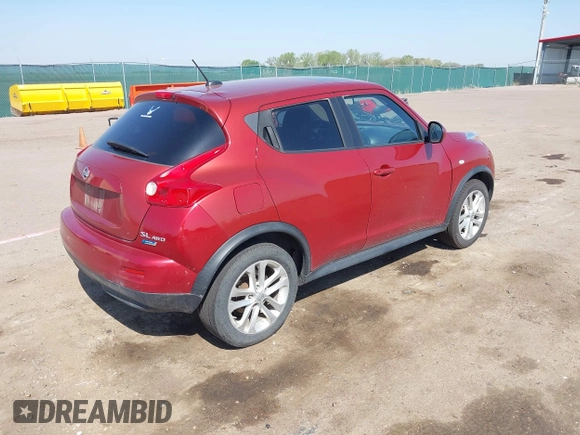 2012 Nissan Juke SL with VIN JN8AF5MV6CT115425, listed as a IAAI auction lot 42217630 with 153,361 mi miles and . Bid and sale history available at carsss.com. Image 4.