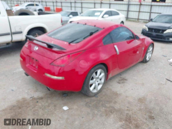 2005 Nissan 350Z Enthusiast z VIN JN1AZ34D15M608038, wystawiony jako IAAI lot #42312878 z przebiegiem 189 946 mil mil oraz . Historia ofert i sprzedaży dostępna na DreamBid. Obrazek 4.