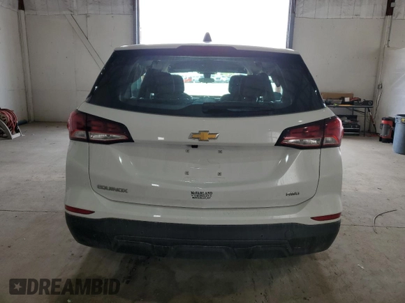 2024 Chevrolet Equinox LS with VIN 3GNAXSEG6RL300084, listed as a Copart auction lot 52731135 with 3,762 mi miles and Non repairable. Bid and sale history available at DreamBid. Image 6.