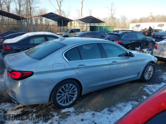 2021 BMW 5 Series 530i xDrive with VIN WBA13BJ02MWX30031, listed as a IAAI auction lot 41249175 with 65,341 mi miles and . Bid and sale history available at carsss.com. Image 13.