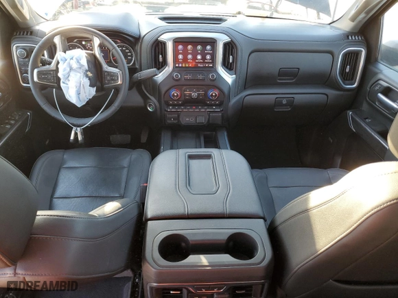 2021 Chevrolet Silverado 3500HD LTZ with VIN 1GC4YUEY7MF293401, listed as a Copart auction lot 82145064 with 15,374 mi miles and Salvage Title. Bid and sale history available at carsss.com. Image 8.