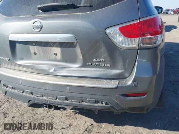 2015 Nissan Pathfinder SL with VIN 5N1AR2MM2FC668260, listed as a IAAI auction lot 41666222 with 196,800 mi miles and . Bid and sale history available at DreamBid. Image 6.