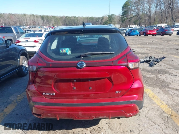 2021 Nissan Kicks SV with VIN 3N1CP5CV5ML487768, listed as a IAAI auction lot 41797568 with 40,182 mi miles. Bid and sale history available at carsss.com. Image 16.