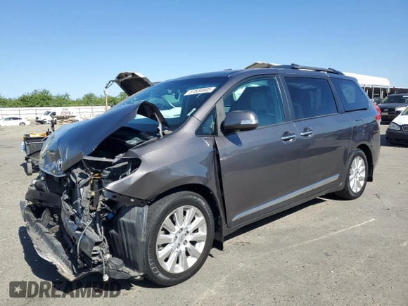 2014 Toyota Sienna XLE z VIN 5TDYK3DC7ES452163, wystawiony jako Copart lot #57534605 z przebiegiem 174 794 mil mil oraz Szkoda całkowita • Salvage title. Historia ofert i sprzedaży dostępna na DreamBid. Obrazek 1.