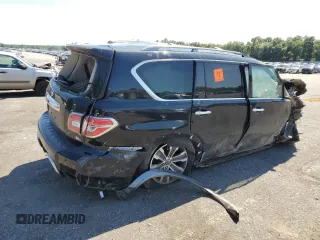2018 Nissan Armada SV with VIN JN8AY2NCXJ9553963, listed as a Copart auction lot 68015674 with Not Provided miles and Non Repairable. Bid and sale history available at carsss.com. Image 3.