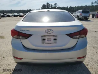 2016 Hyundai Elantra SE with VIN 5NPDH4AE6GH715101, listed as a Copart auction lot 46816715 with 133,348 mi miles and Salvage Title. Bid and sale history available at carsss.com. Image 6.