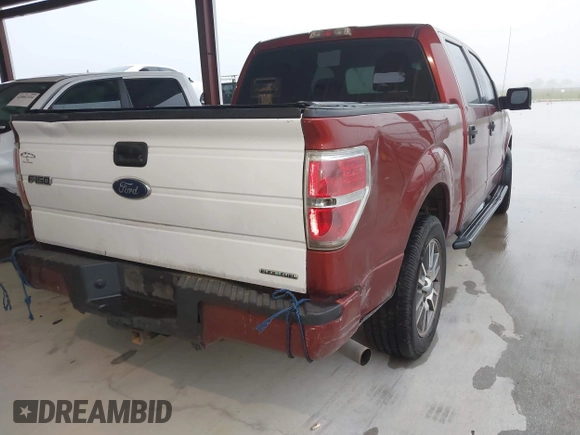 2014 Ford F-150 XL with VIN 1FTFW1CF1EKD58198, listed as a IAAI auction lot 42086106 with 401,943 mi miles. Bid and sale history available at carsss.com. Image 6.