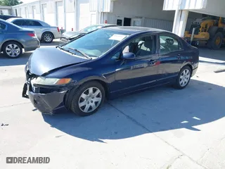 2008 Honda Civic Sdn LX with VIN 2HGFA165X8H536009, listed as a IAAI auction lot 41834036 with 1 mi miles. Bid and sale history available at carsss.com. Image 17.