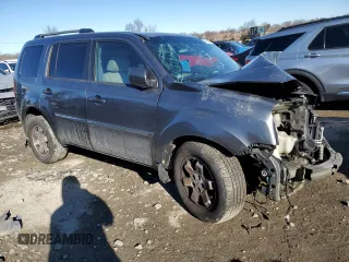 2010 Honda Pilot Touring with VIN 5FNYF4H98AB031186, listed as a Copart auction lot 42558305 with 266,370 mi miles and Salvage Title. Bid and sale history available at carsss.com. Image 4.