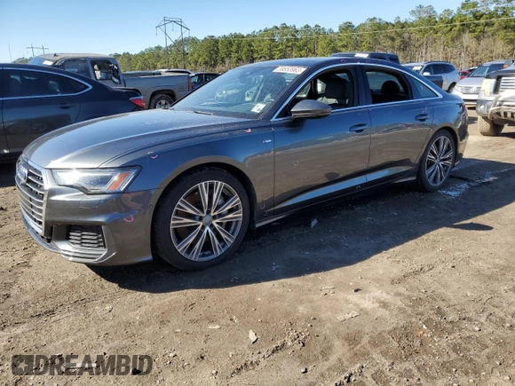 2019 Audi A6 Premium Plus with VIN WAUL2AF27KN062083, listed as a Copart auction lot 39653963 with 0 mi miles. Bid and sale history available at carsss.com. Image 1.